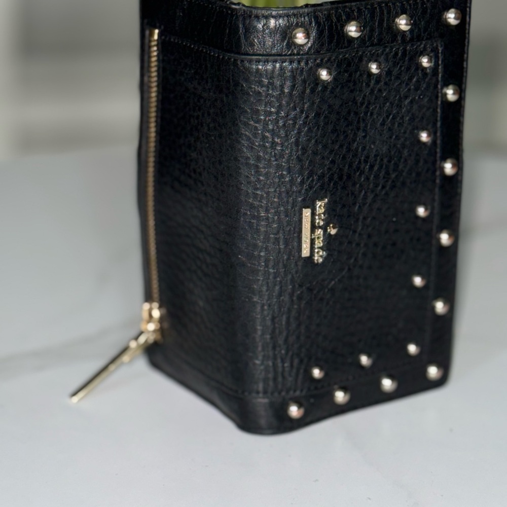 Kate Spade Black Studded wallet  Case